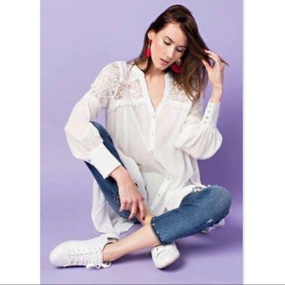 MischkaPu Tops - WHITE SPLENDID TUNIC (K)